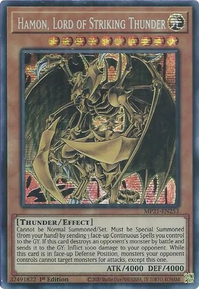 Hamon, Lord of Striking Thunder MP21-EN253 (2021 Tin of Ancient Battles)