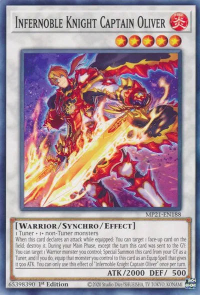 Infernoble Knight Captain Oliver MP21-EN188 (2021 Tin of Ancient Battles)