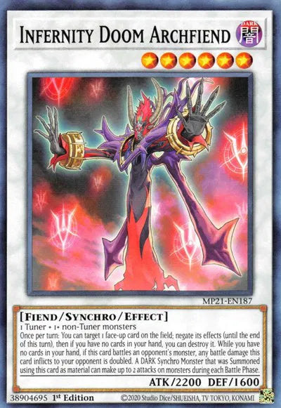 Infernity Doom Archfiend MP21-EN187 (2021 Tin of Ancient Battles)
