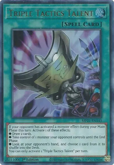 Triple Tactics Talent MP21-EN143 (2021 Tin of Ancient Battles)