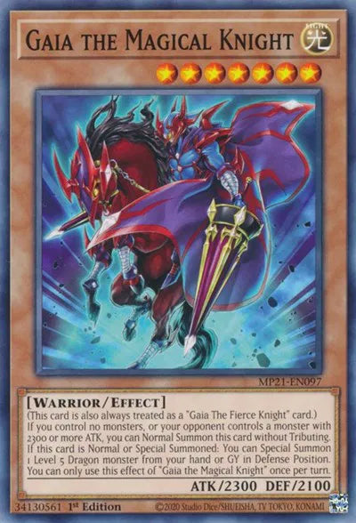Gaia the Magical Knight MP21-EN097 (2021 Tin of Ancient Battles)