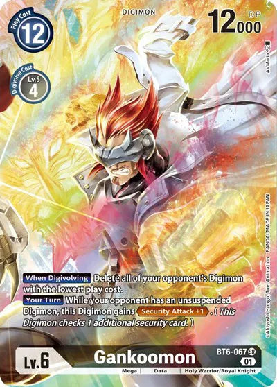 Gankoomon (Alternate Art) BT6-067 SR (Double Diamond)
