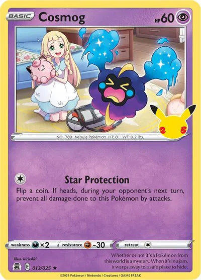 Cosmog 013/025 · Holofoil (Celebrations)