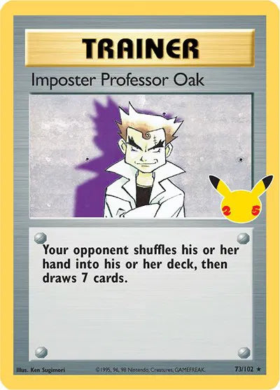 Imposter Professor Oak 73/102 (Celebrations: Classic Collection)