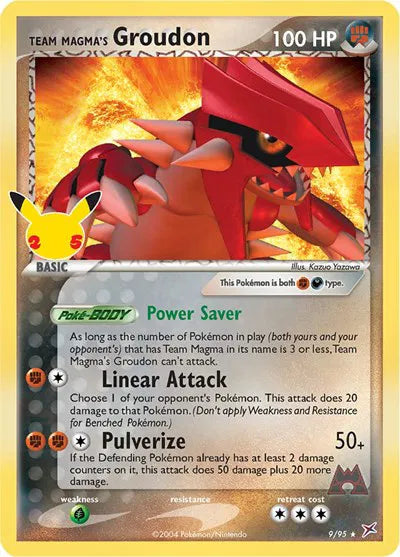 Team Magma's Groudon 9/95 (Celebrations: Classic Collection)