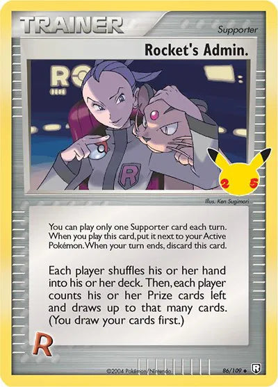 Rocket's Admin 86/109 (Celebrations: Classic Collection)
