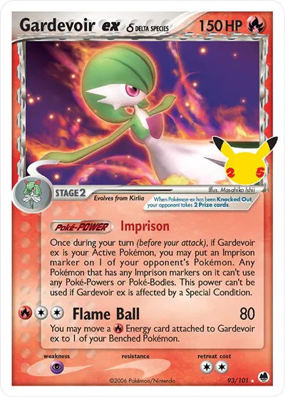 Gardevoir ex (Delta Species) 93/101 (Celebrations: Classic Collection) FRENCH