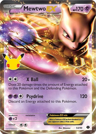 Mewtwo EX Celebrations: Classic Collection Classic Collection 54/99