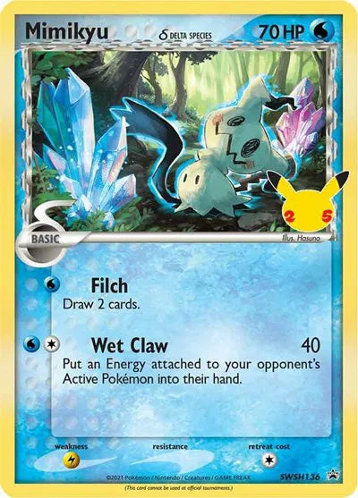 Mimikyu (Delta Species) SWSH136 (Sword & Shield Promo)