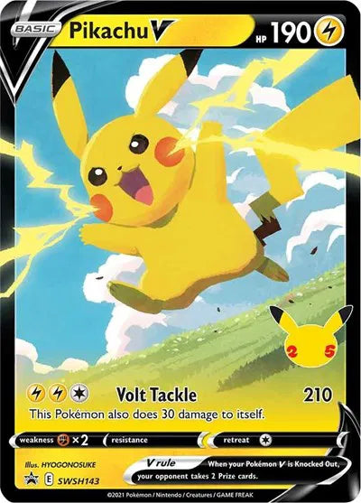 Pikachu V SWSH143 (Sword & Shield Promo)