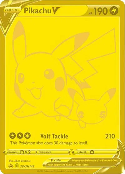 Pikachu V SWSH145 (Sword & Shield Promo)