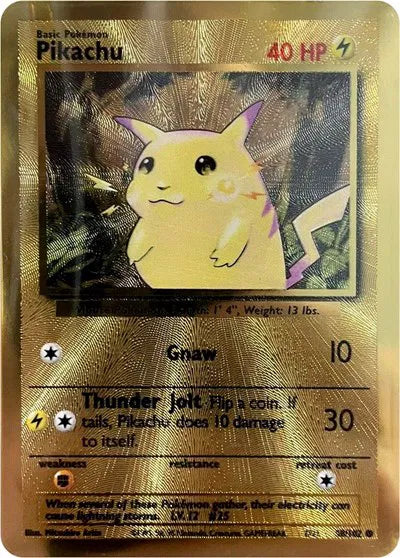 Pikachu - 58/102 (Celebrations Metal Card) Miscellaneous Cards & Products Promo 058/102
