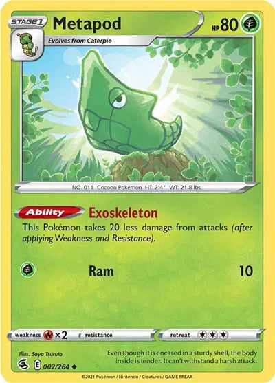 Metapod 002/264 · Normal (Fusion Strike)