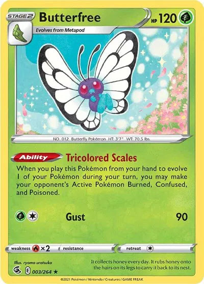 Butterfree 003/264 · Holofoil (Fusion Strike)