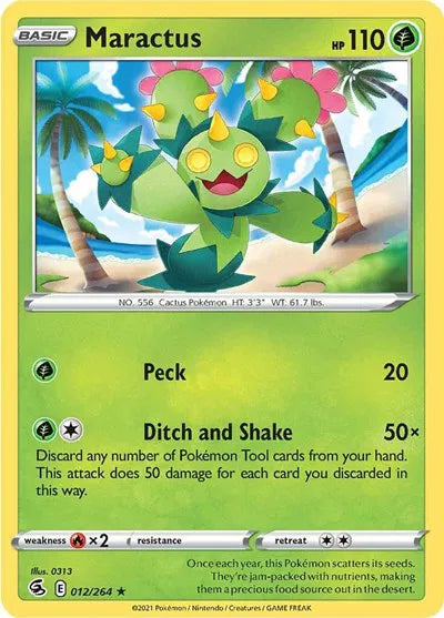 Maractus 012/264 · Reverse Holofoil (Fusion Strike)