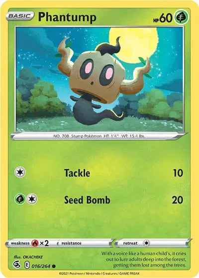 Phantump 016/264 · Reverse Holofoil (Fusion Strike)