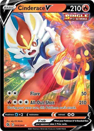 Cinderace V (44) 044/264 (Fusion Strike)