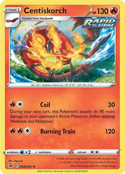 Centiskorch (48) 048/264 · Normal (Fusion Strike)