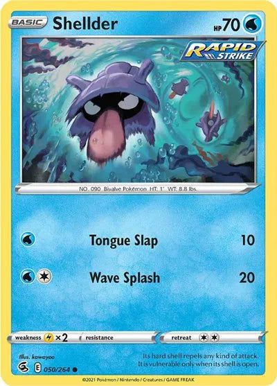 Shellder 050/264 · Normal (Fusion Strike)