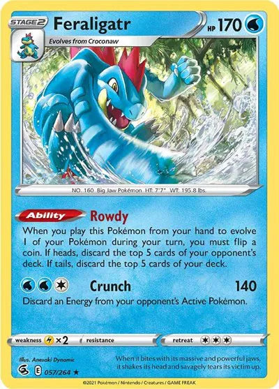 Feraligatr 057/264 · Holofoil (Fusion Strike)