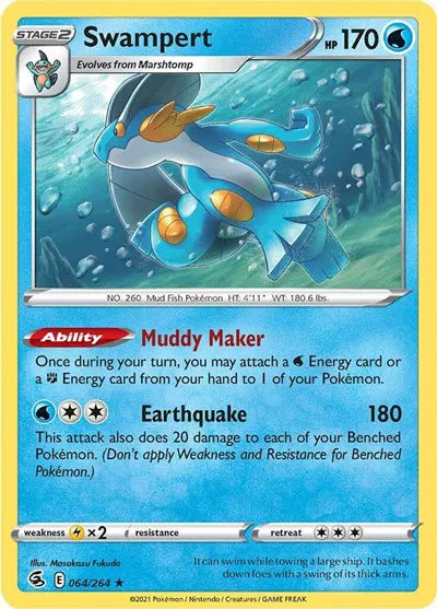 Swampert 064/264 · Holofoil (Fusion Strike)