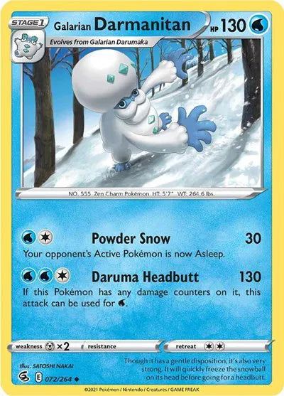 Galarian Darmanitan 072/264 · Normal (Fusion Strike)