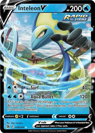 Inteleon V 078/264 · Holofoil (Fusion Strike)