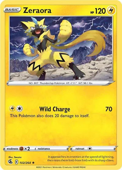 Zeraora 102/264 · Normal (Fusion Strike)