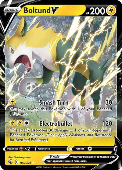 Boltund V Fusion Strike Ultra Rare Holofoil 103/264 English