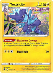 Toxtricity (108) 108/264 · Reverse Holofoil (Fusion Strike)
