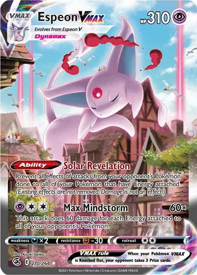Espeon VMAX (Alternate Art Secret) 270/264 (Fusion Strike)