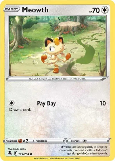 Meowth 199/264 · Normal (Fusion Strike)