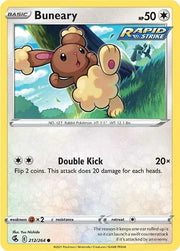 Buneary 212/264 · Normal (Fusion Strike)