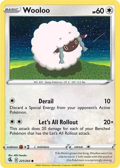 Wooloo (221) 221/264 · Normal (Fusion Strike)