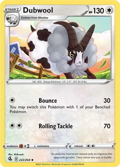 Dubwool 223/264 · Normal (Fusion Strike)