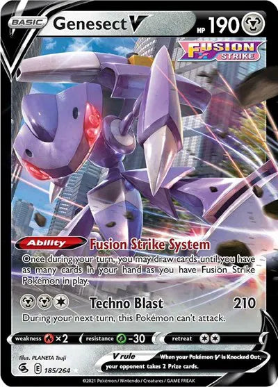 Genesect V 185/264 (Fusion Strike)