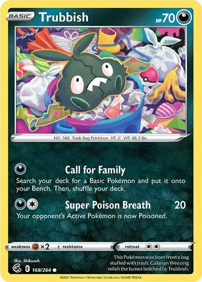 Trubbish 168/264 · Normal (Fusion Strike)