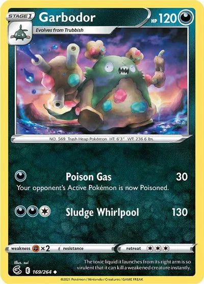 Garbodor 169/264 · Reverse Holofoil (Fusion Strike)