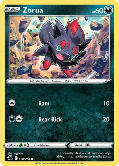 Zorua 170/264 · Normal (Fusion Strike)