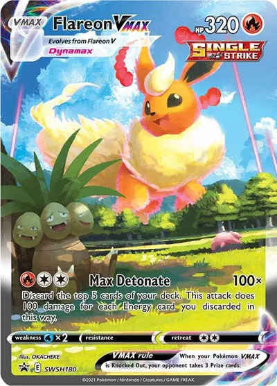 Flareon VMAX SWSH180 (Sword & Shield Promo)