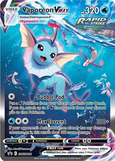 Vaporeon VMAX SWSH182 (Sword & Shield Promo)