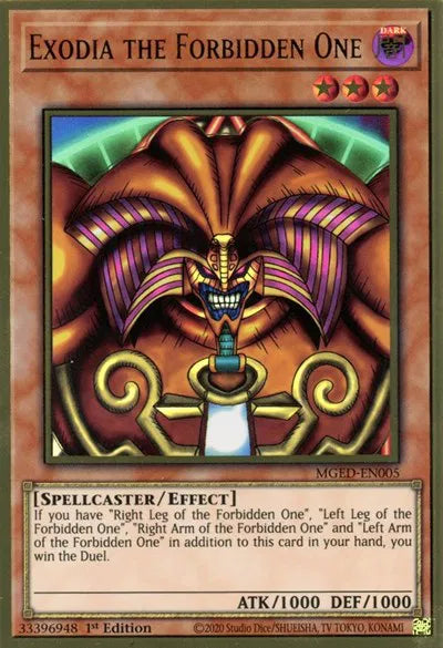 Exodia the Forbidden One MGED-EN005 (Maximum Gold: El Dorado)