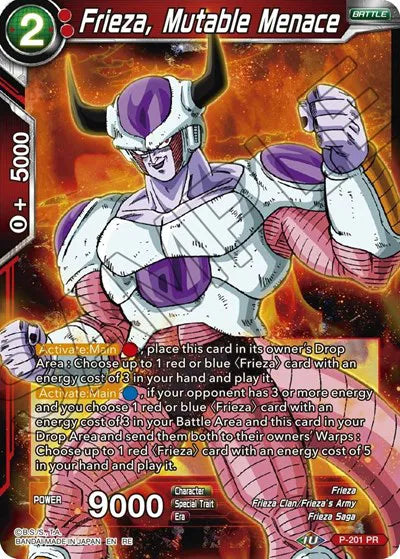 Frieza, Mutable Menace P-201 (Mythic Booster)