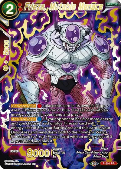 Frieza, Mutable Menace (Gold Stamped) P-201 (Mythic Booster)