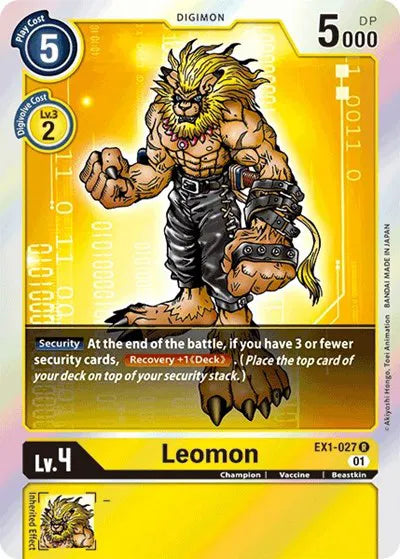 Leomon EX1-027 R (Classic Collection)