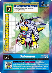 Gabumon (Alternate Art) EX1-011 U (Classic Collection)