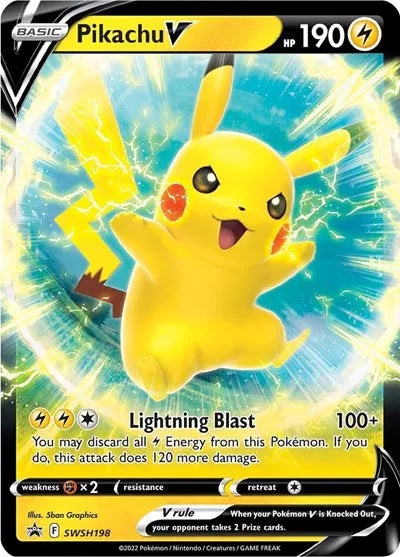 Pikachu V Sword & Shield Promo Promo SWSH198