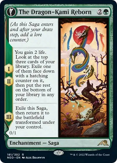 The Dragon-Kami Reborn 181 · Foil (Kamigawa: Neon Dynasty)