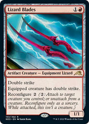 Lizard Blades 153 · Foil (Kamigawa: Neon Dynasty)