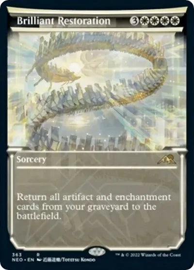 Brilliant Restoration (Showcase) 363 · Foil (Kamigawa: Neon Dynasty)